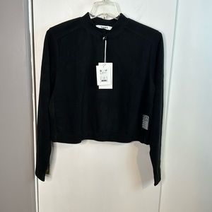 NWT RAINS  Sz s, fleece long sleeve W Sweater , contemporary,